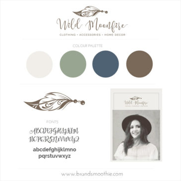 Brand Style Board Wild Moonfire